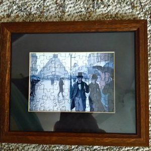 Framed Puzzle - Paris Scene 11" x 9.5"